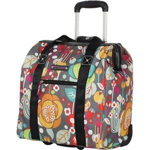 Lily Bloom Design Pattern Carry on Bag Wheeled Cabin Tote (Bliss)